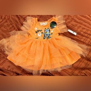 Bluey Kids Glow in the Dark Halloween Costume - Size 12 Months NEW with Tags.